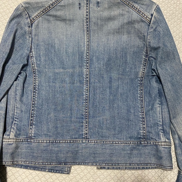 Club Monaco Light Blue Denim Jacket - Picture 3 of 3